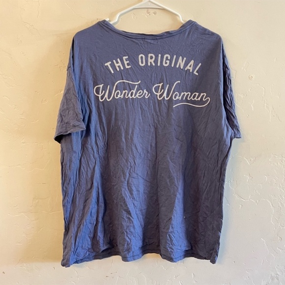 Junk Food Blue Wonder Woman Graphic Short Sleeve Tee Shirt XXL - Picture 1 of 8